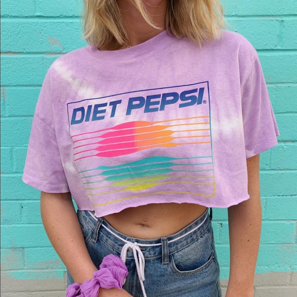 Pepsi Crop Top - Forever 21 x Pepsi US M
